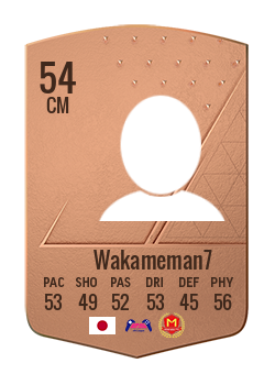 Wakameman7の選手カード