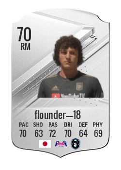Player of flounder----18