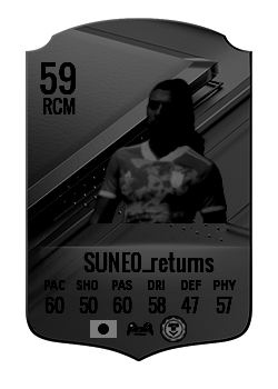 SUNE0_returnsの選手カード