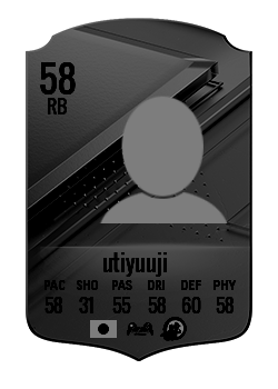 utiyuujiの選手カード