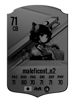 maleficent_n2の選手カード