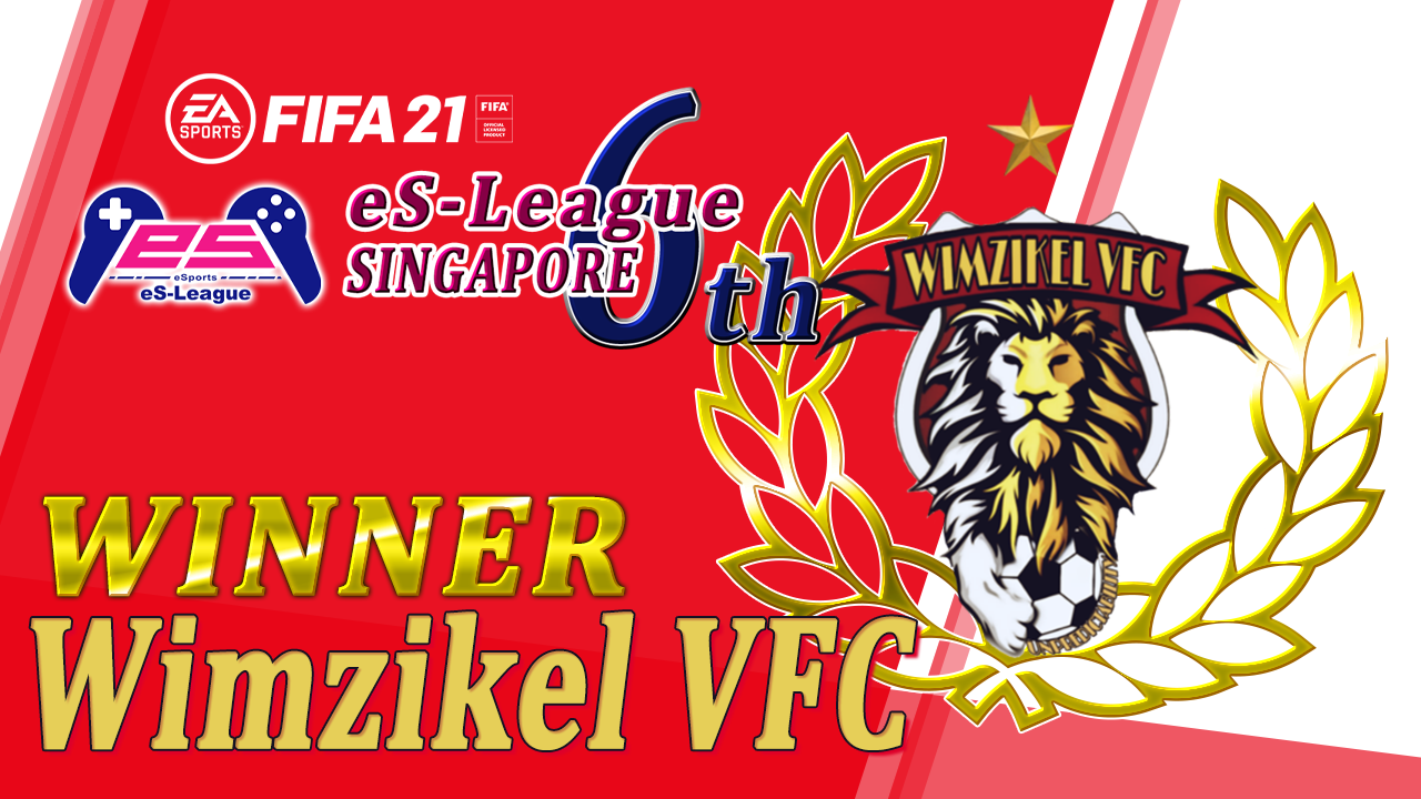 eS-League singapore season 6 WINNER !!!