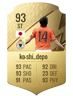 ko-shi_depoの選手カード