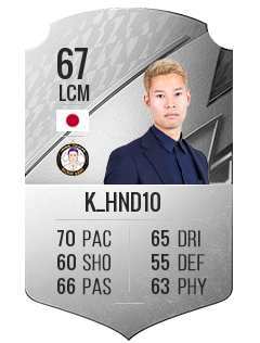K_HND10の選手カード