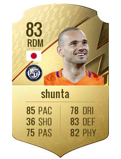 shuntaの選手カード