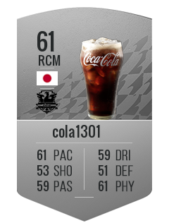 cola1301の選手カード