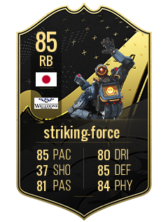 Card of striking-force