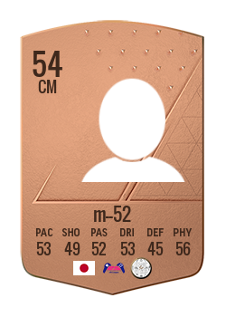 m--52の選手カード
