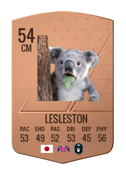 LESLESTONの選手カード