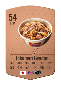 Tokumori-Gyudon-の選手カード