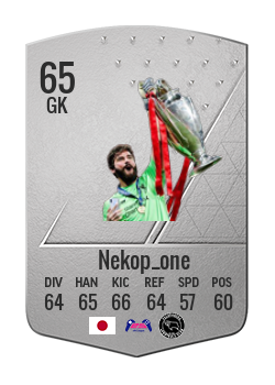 Nekop_oneの選手カード