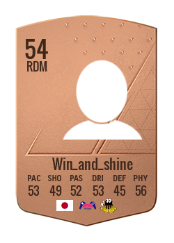 Win_and_shineの選手カード