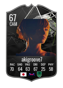 akigroove7の選手カード