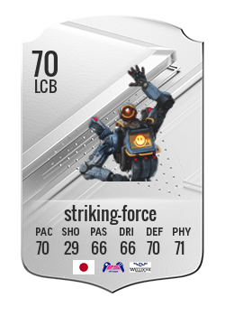Player of striking-force