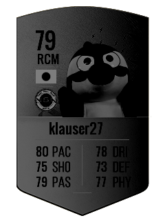 klauser27の選手カード