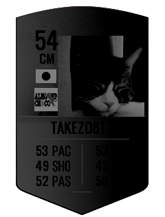 TAKEZO81の選手カード