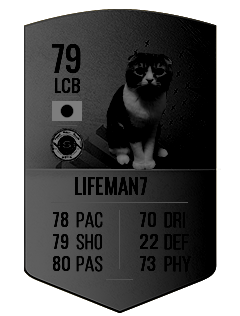 LIFEMAN7の選手カード