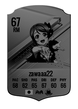 zawaaa22の選手カード