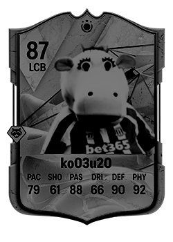 ko03u20の選手カード