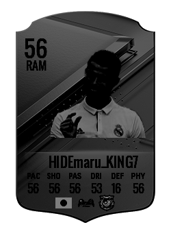 HIDEmaru_KING7の選手カード