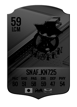 SNAF_KN725の選手カード
