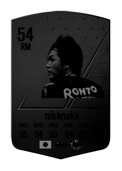 nikknakkの選手カード