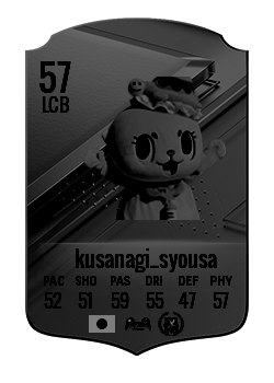 kusanagi_syousaの選手カード