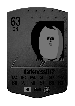 dark-ness072の選手カード