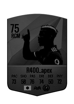 R400_apexの選手カード