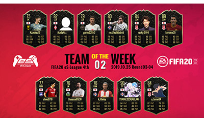 FIFA20 eS-League 4th TOTW02