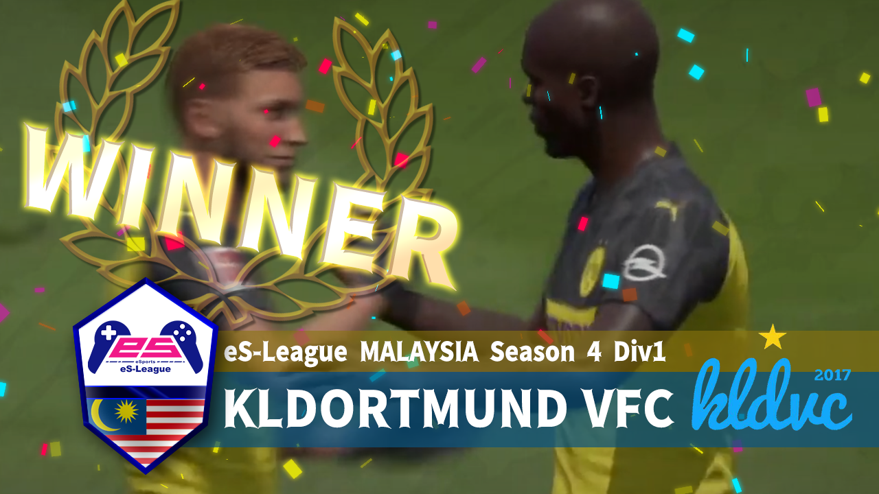 eS-League MALAYSIA season 4 Div.1 WINNER