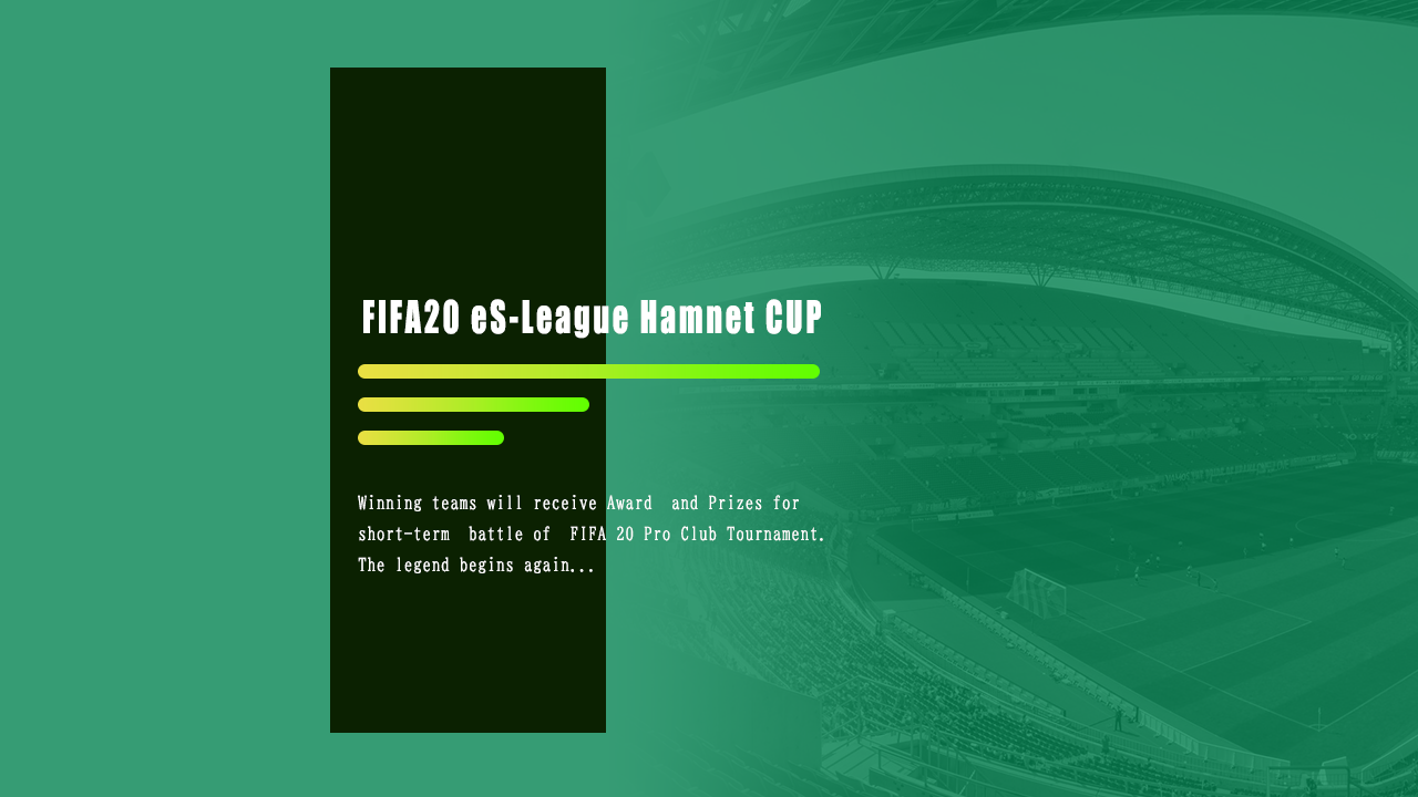 FIFA 11on / FIFA20 eS-League Hamnet CUP